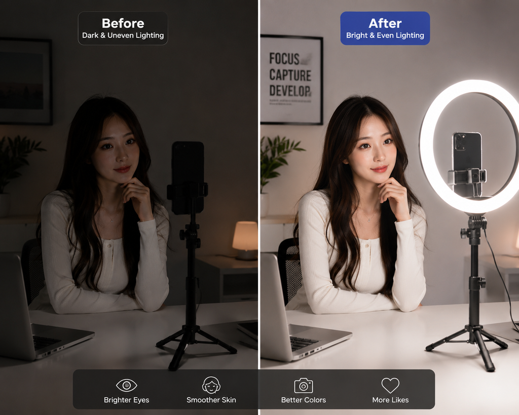 CreatorFlow Studio Ring Light